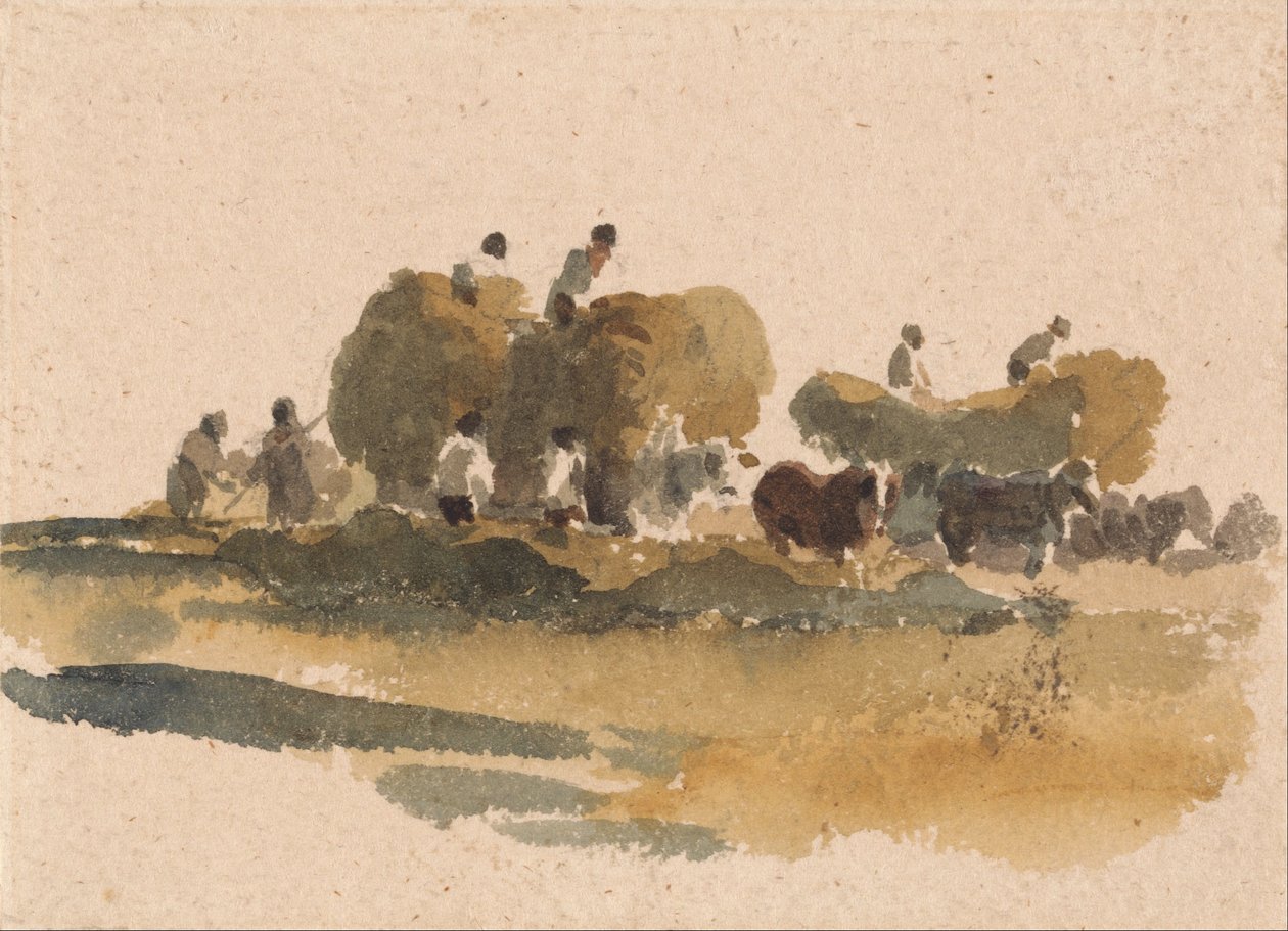 Carri di fieno da Peter de Wint