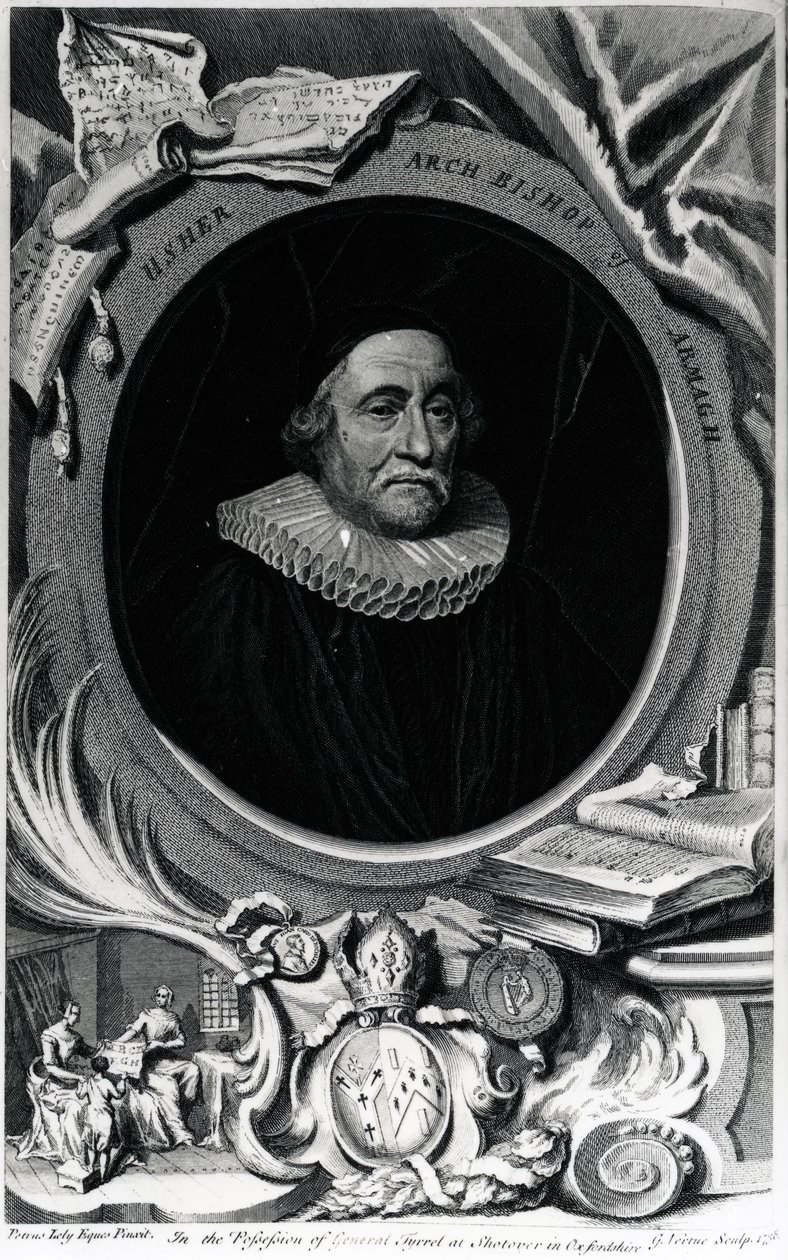 James Ussher, inciso da George Vertue, 1738 da Peter Lely