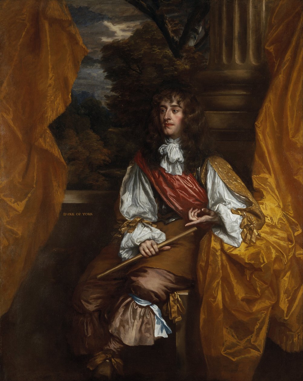 Giacomo VII e II, quando duca di York, 1633 – 1701 da Peter Lely