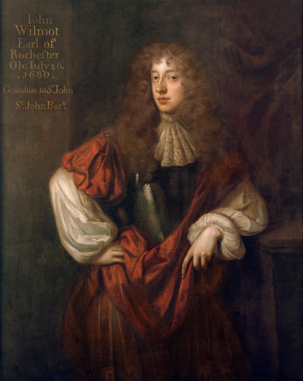 Ritratto di John Wilmot, II conte di Rochester da Peter Lely