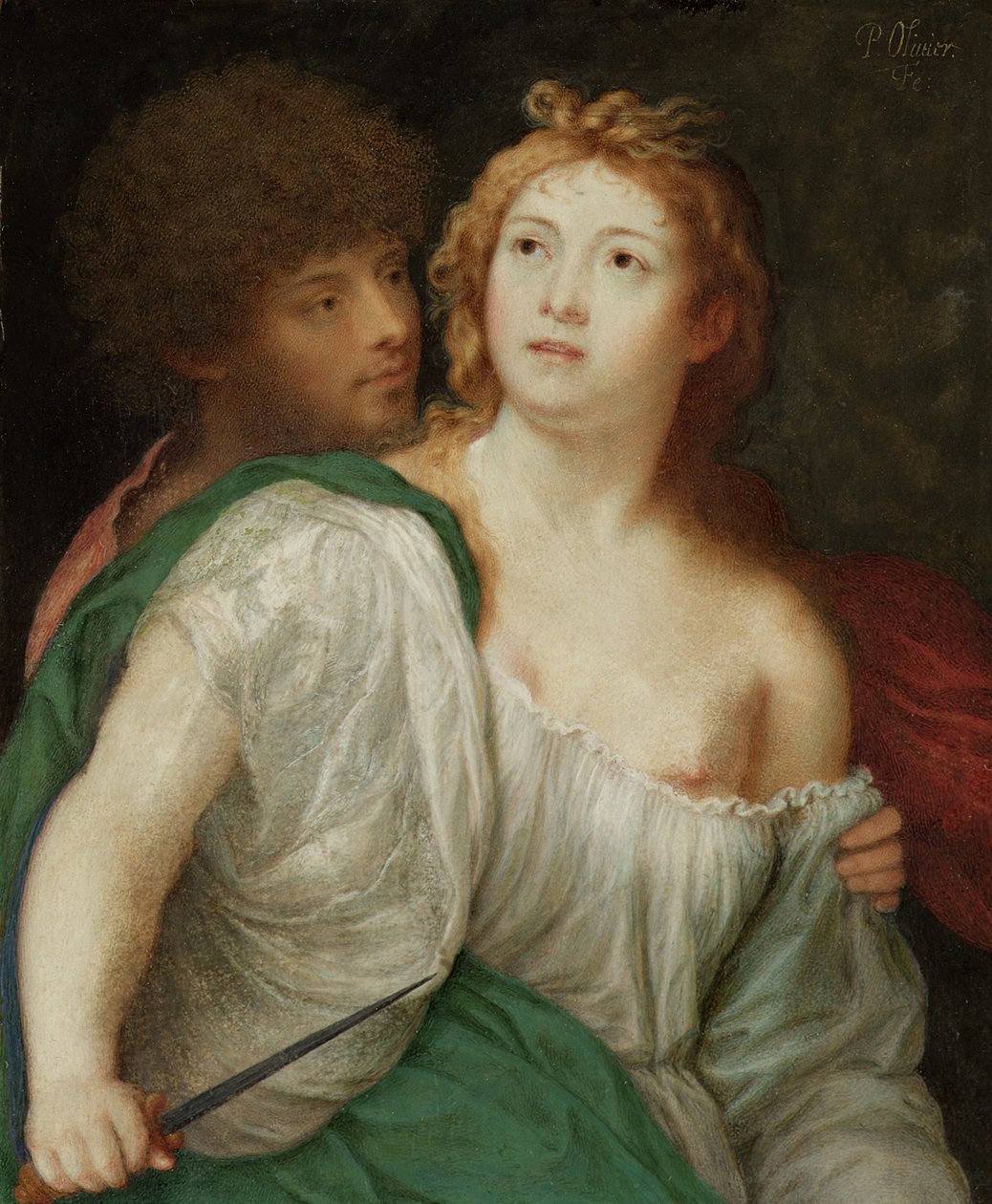 Ritratto di Tarquinio e Lucrezia da Peter Oliver