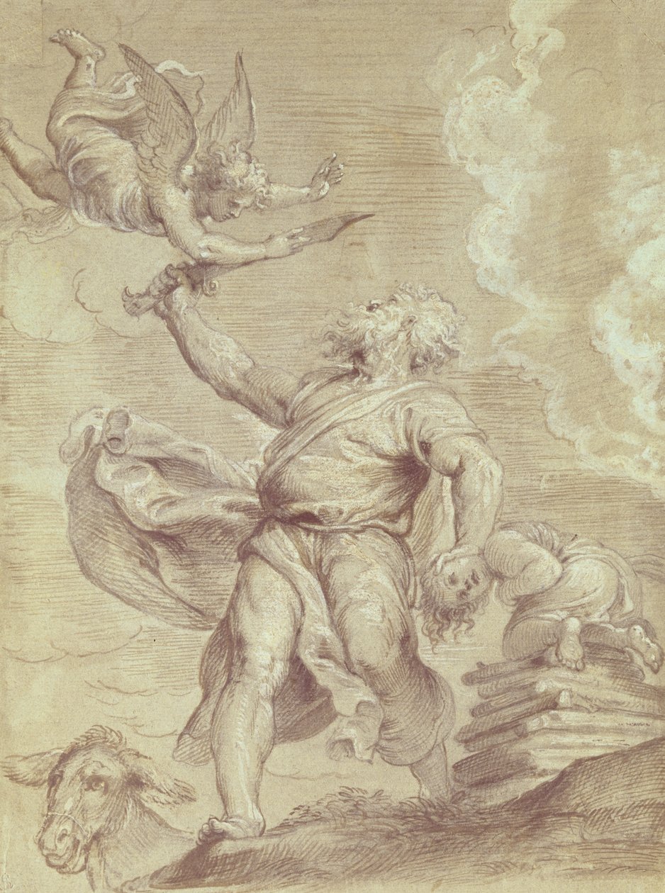 Il sacrificio di Isacco di Abramo, dopo Tiziano da Peter Paul Rubens