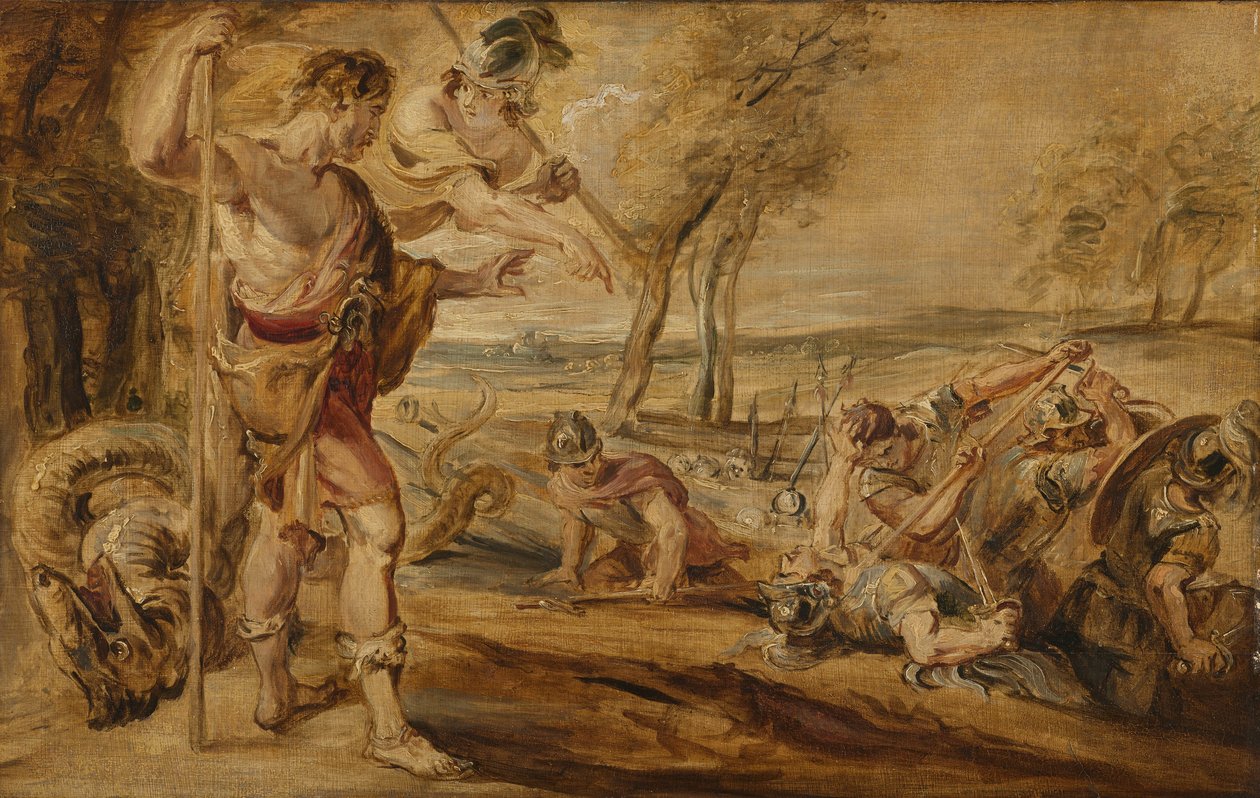 Cadmo semina i denti del drago da Peter Paul Rubens