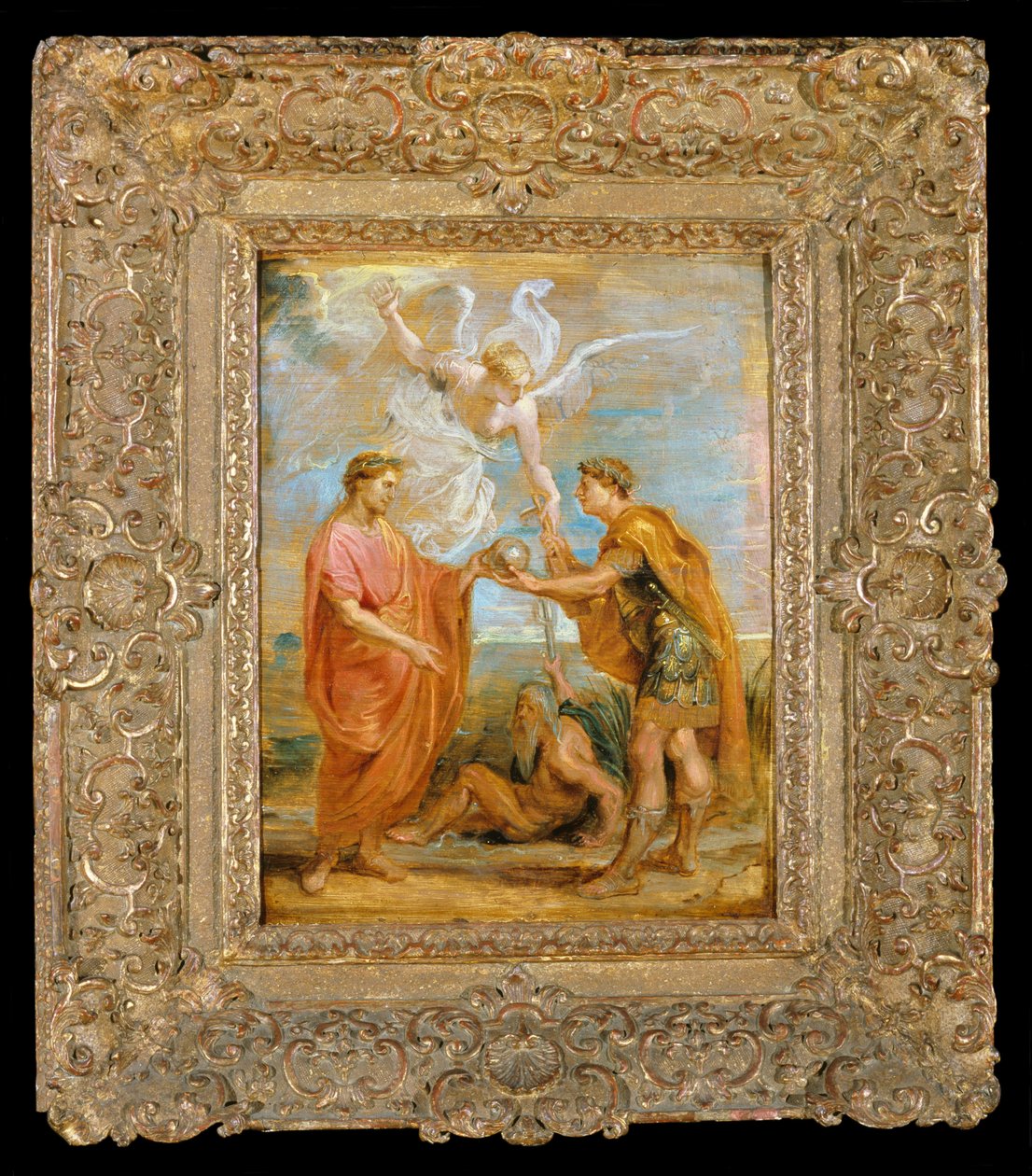 Costanzo nomina Costantino suo successore da Peter Paul Rubens