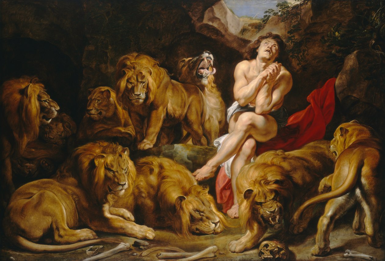 Daniele nella fossa dei leoni da Peter Paul Rubens