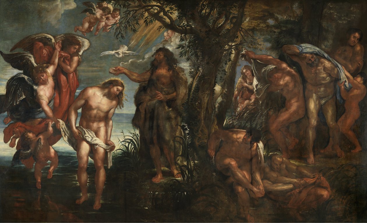 Il battesimo di Cristo da Peter Paul Rubens