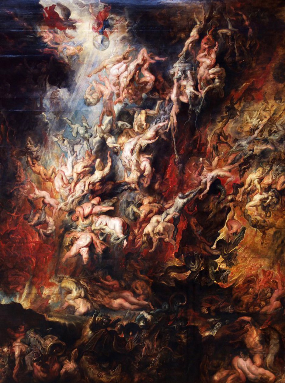 La caduta dei dannati da Peter Paul Rubens