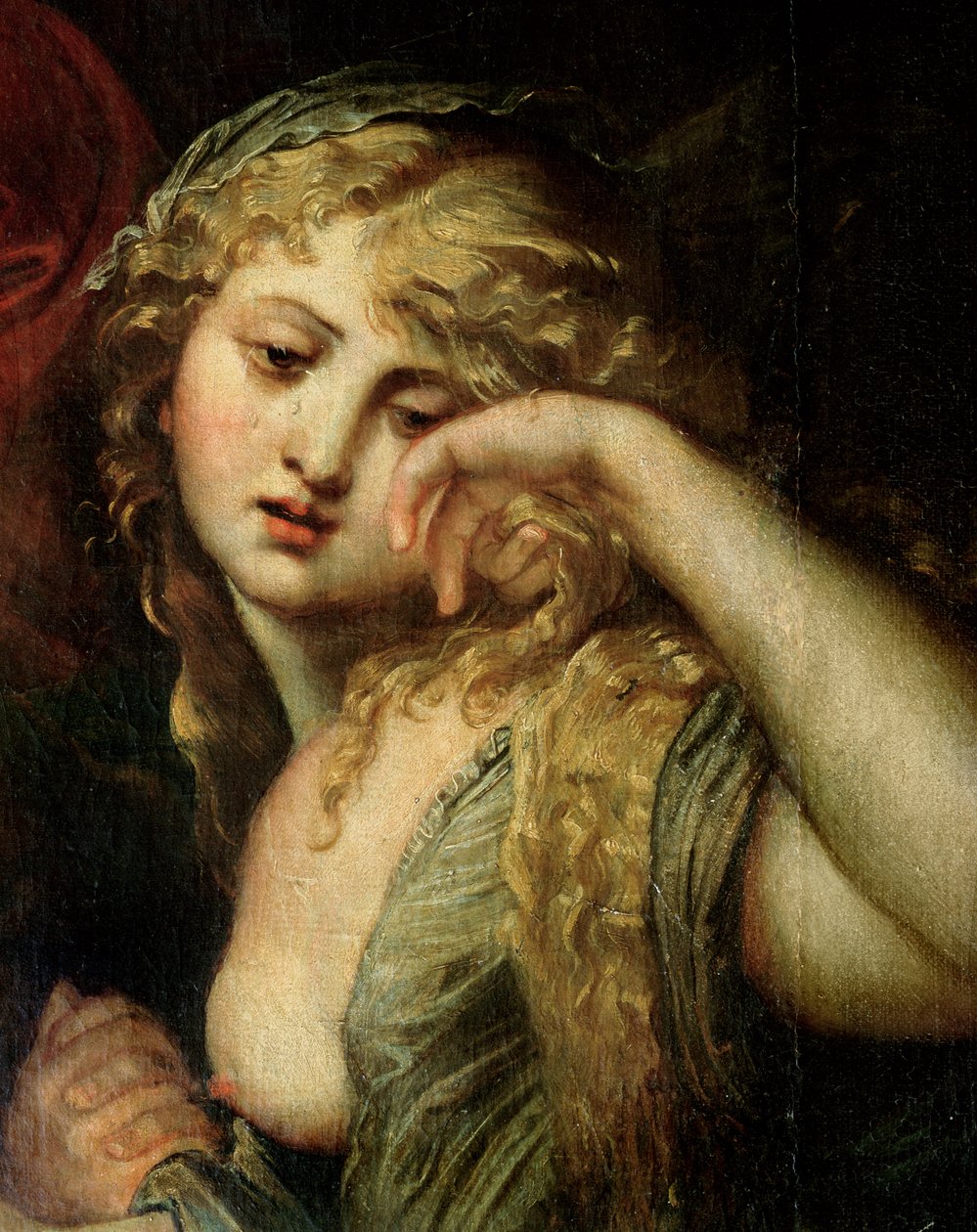 Maria Maddalena, dettaglio da La Deposizione, 1602 da Peter Paul Rubens