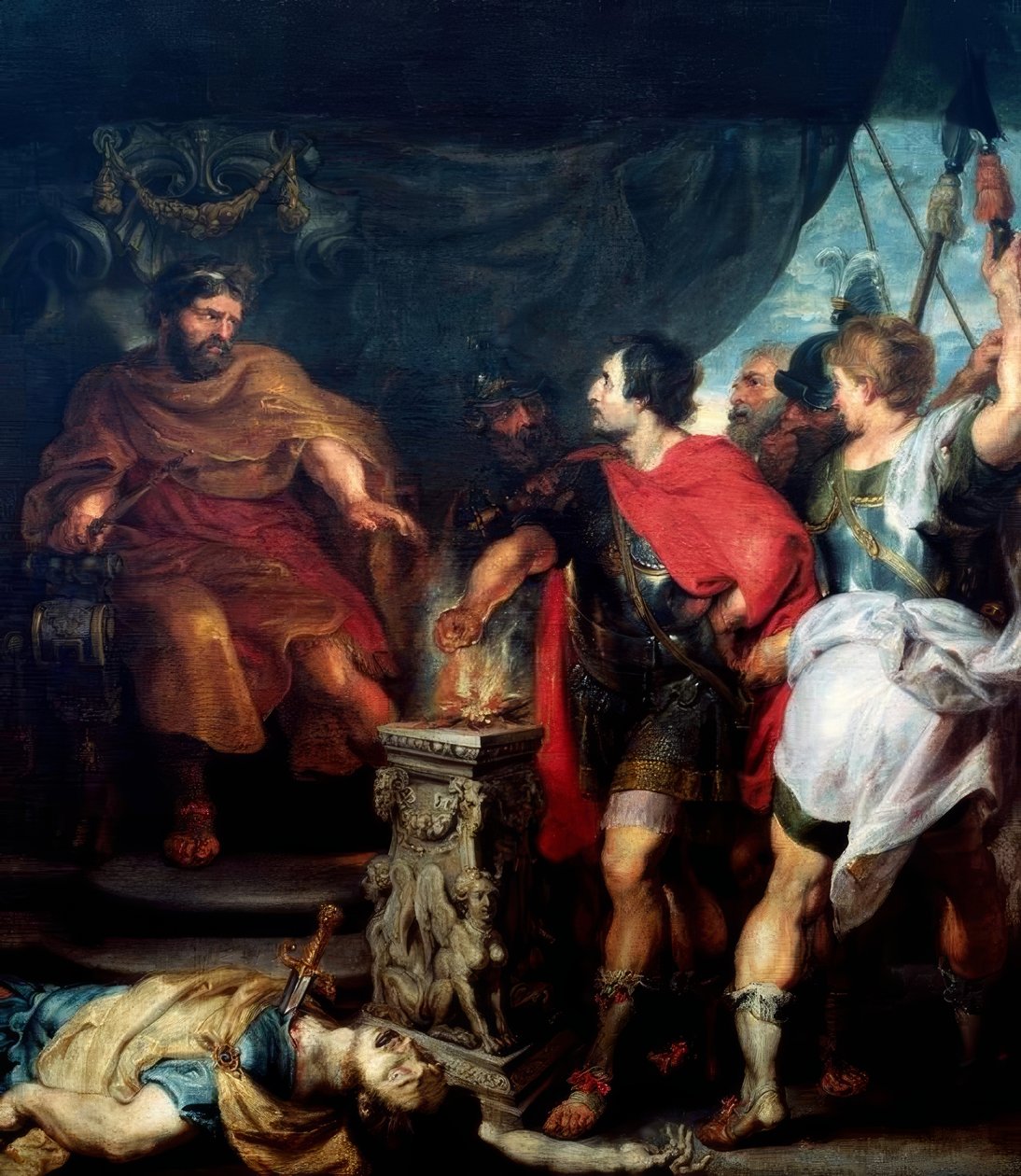 Mucio Scevola davanti a Porsenna da Peter Paul Rubens
