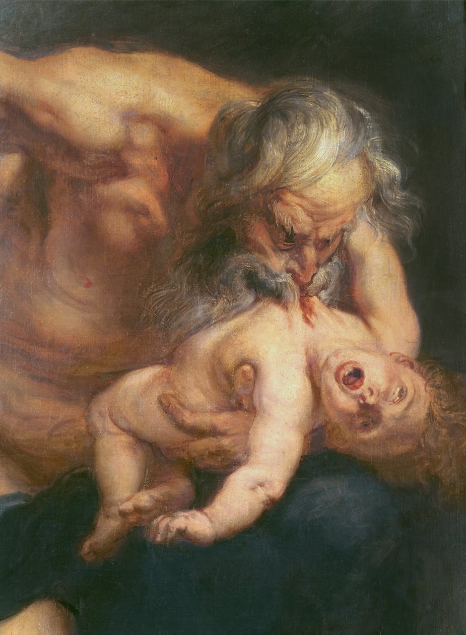 Saturno che divora suo figlio, 1636 (dettaglio) da Peter Paul Rubens