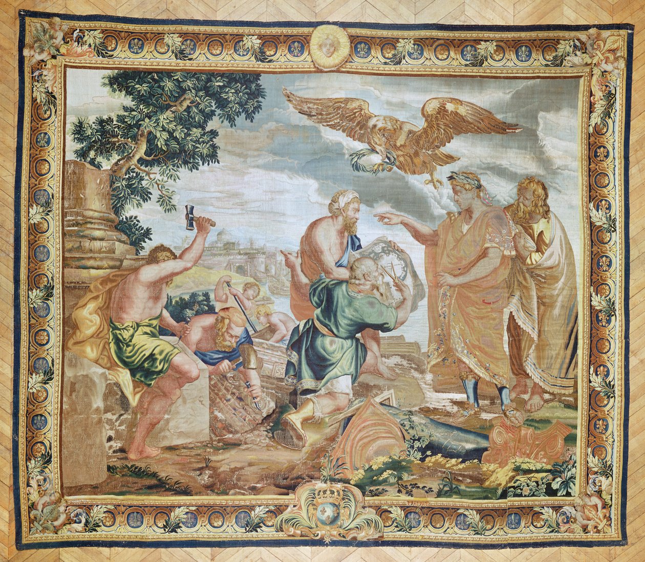 La fondazione di Costantinopoli da Peter Paul Rubens