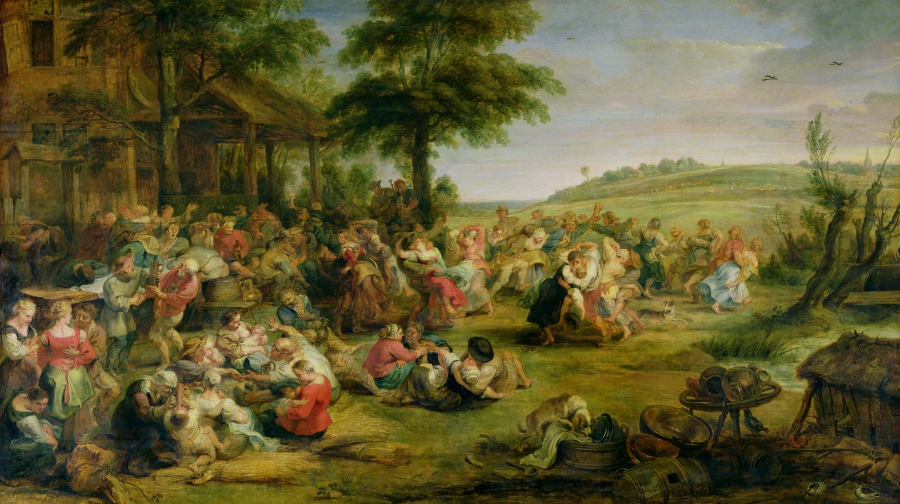 La Kermesse, c.1635-38 da Peter Paul Rubens