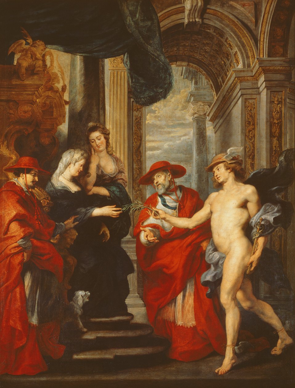 Il ciclo dei Medici: Il trattato di Angoulême 30 aprile 1619, 1621-5 da Peter Paul Rubens