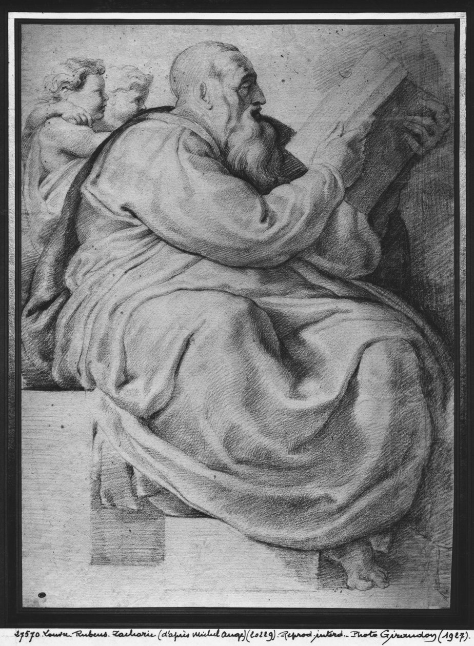 Il profeta Zaccaria, dopo Michelangelo Buonarroti da Peter Paul Rubens