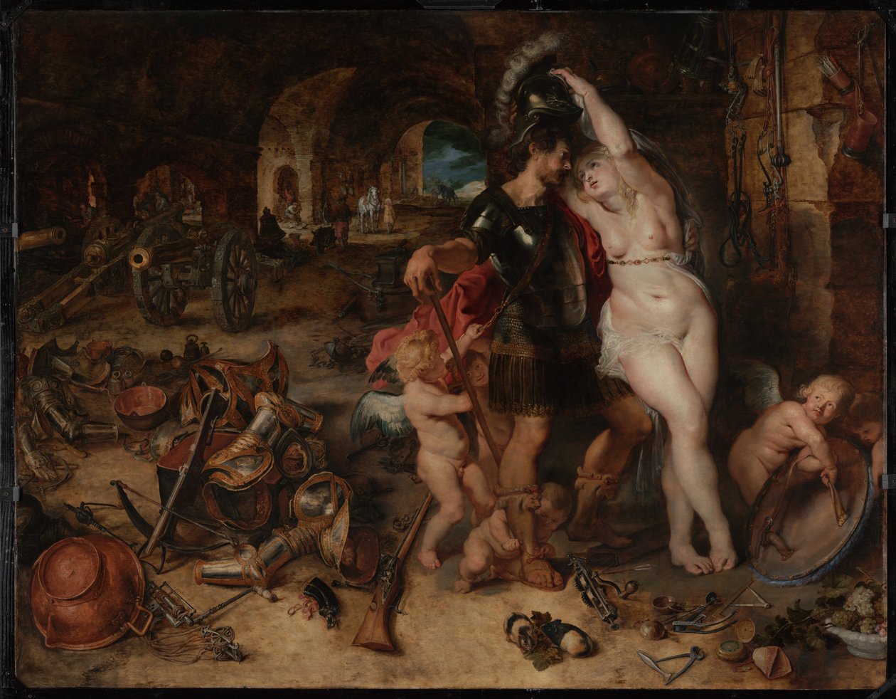 Il ritorno dalla guerra: Marte disarmato da Venere da Peter Paul Rubens