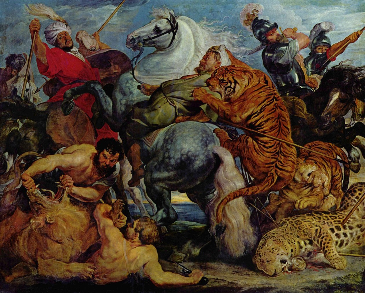 Caccia alla tigre e al leone da Peter Paul Rubens