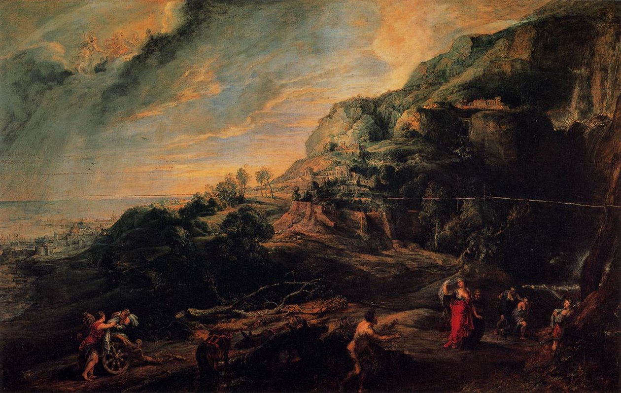 Ulisse e Nausicaa sull