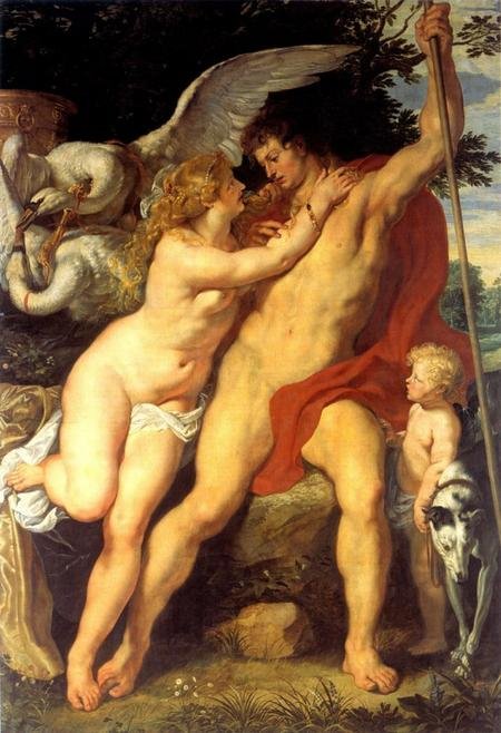Venere e Adone da Peter Paul Rubens