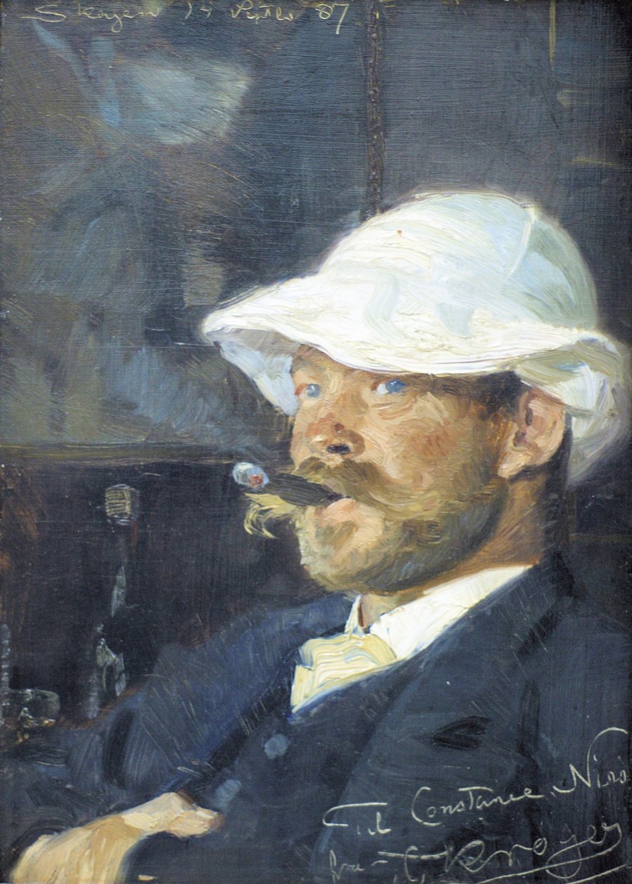 Ritratto del pittore Thorvald Niss da Peder Severin Krøyer
