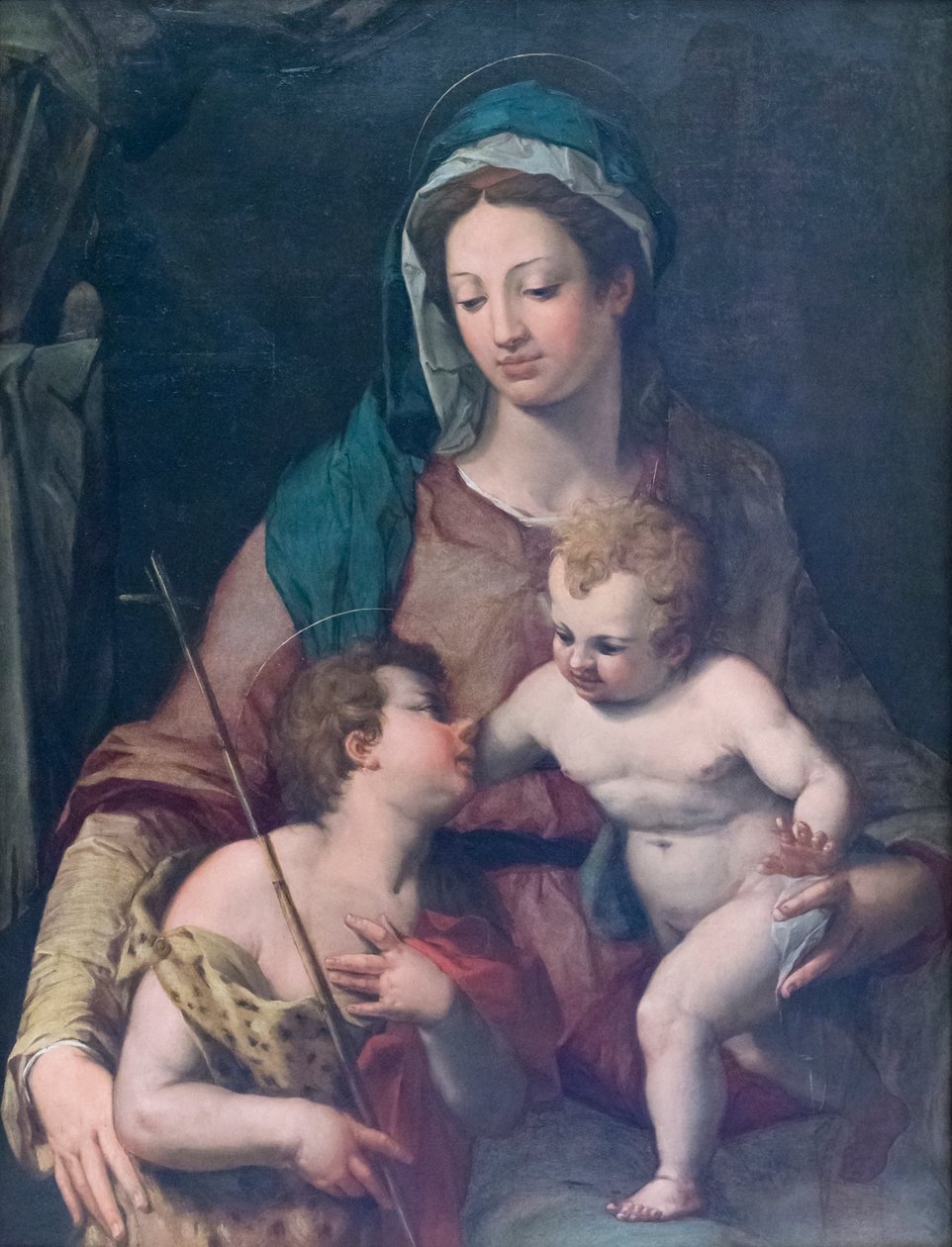 Madonna col Bambino e il giovane San Giovanni da Peter (1548 1628) Candid