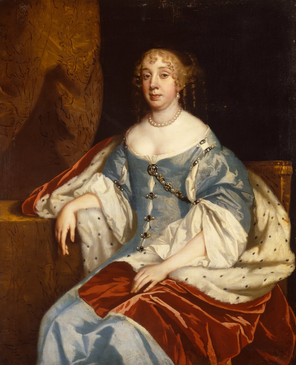 Ritratto di Anne Lady Rivers da Peter (studio of) Lely