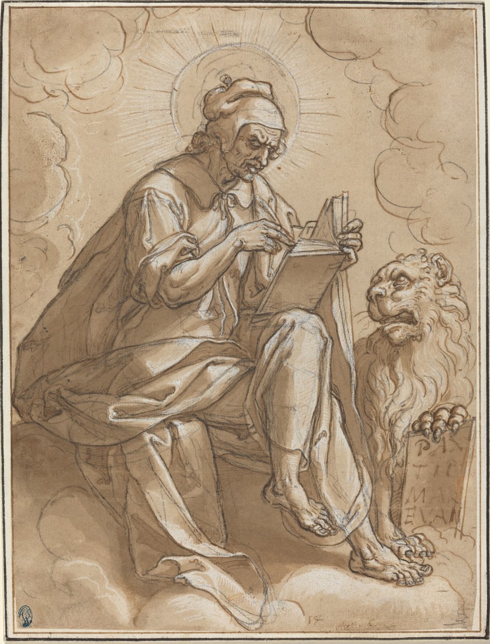 San Marco Evangelista da Peter Candid after Heinrich Aldegrever after Georg Pencz