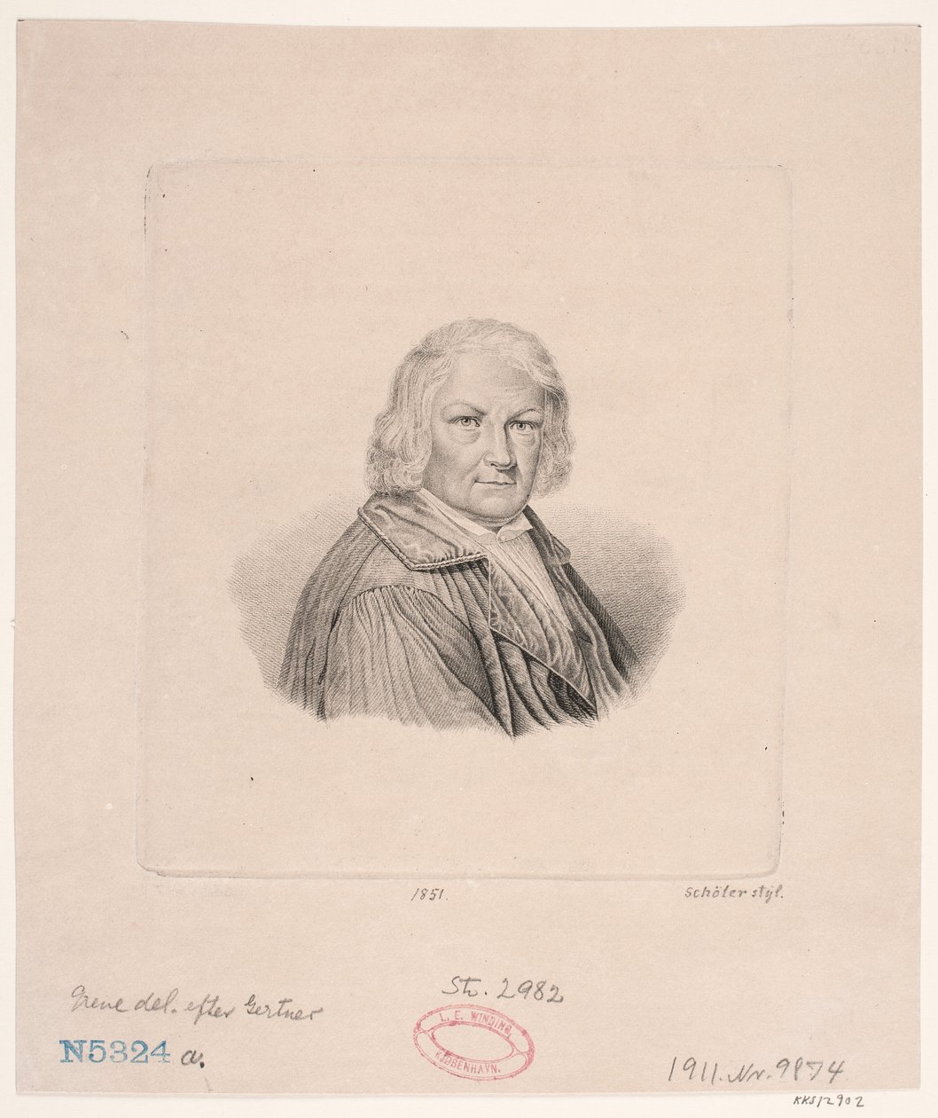 Thorvaldsen da Peter Christian Schøler