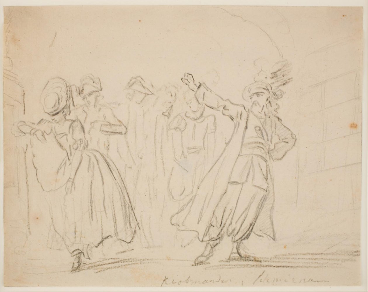 Scena da Il Mercante di Smirne da Peter Cramer