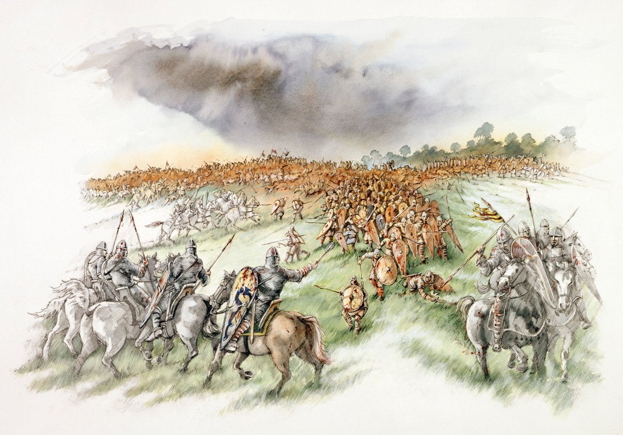 Battaglia di Hastings, 1066 c1990-2010 da Peter Dunn