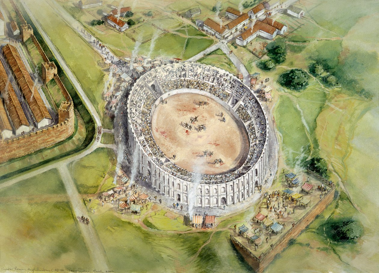 Anfiteatro romano di Chester da Peter Dunn