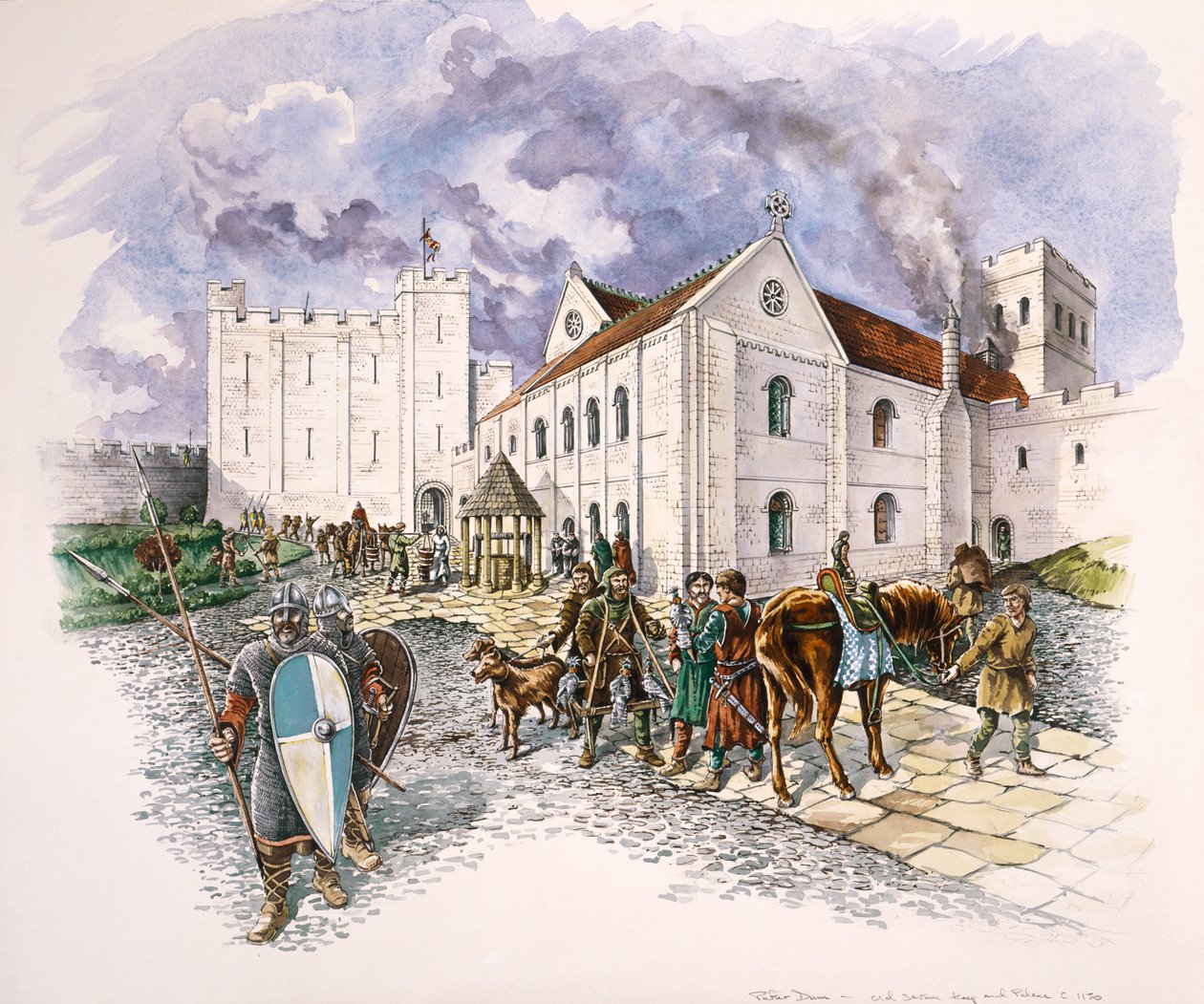 Torre e Palazzo, Old Sarum, Wiltshire da Peter Dunn