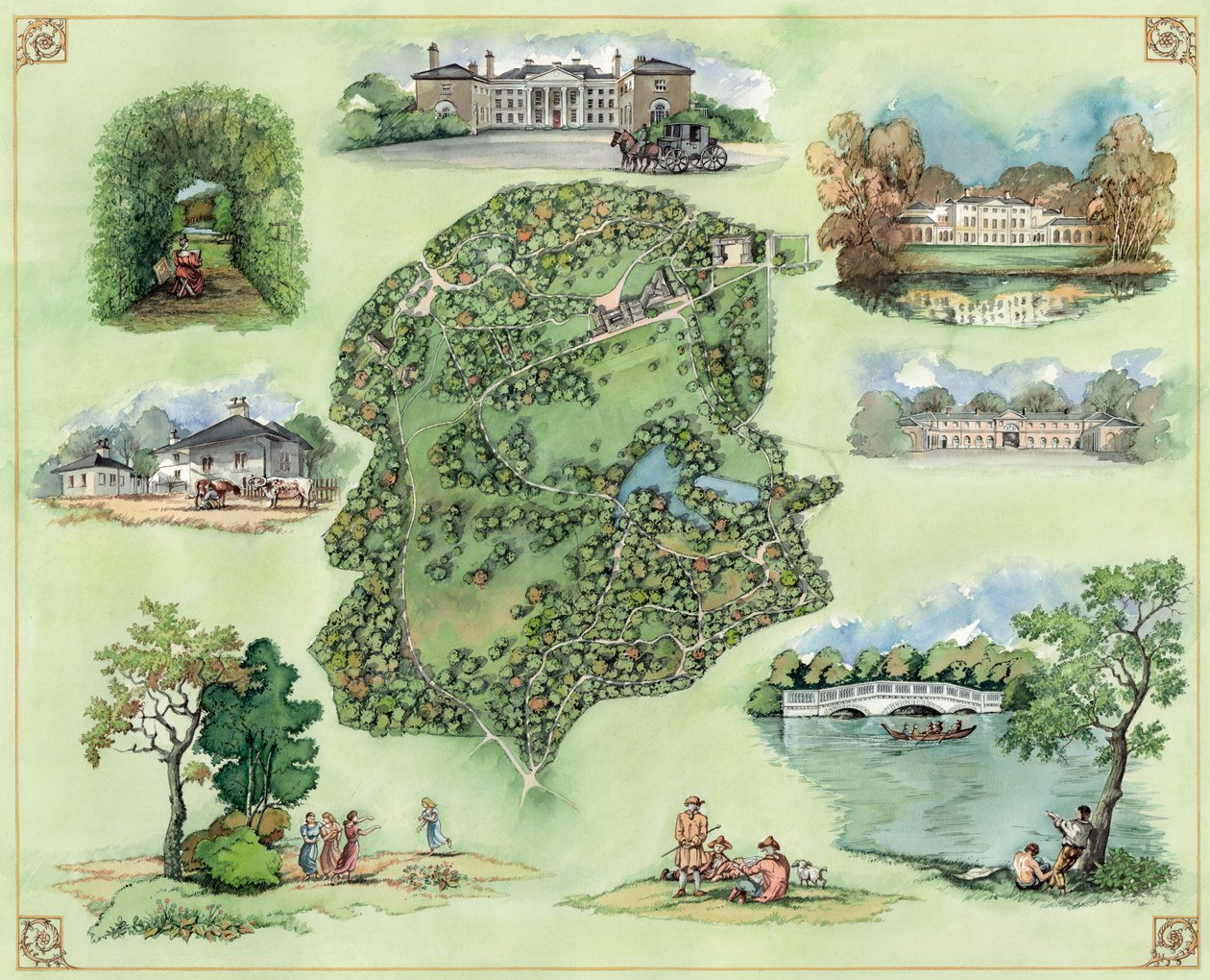 Kenwood House e giardini da Peter Dunn