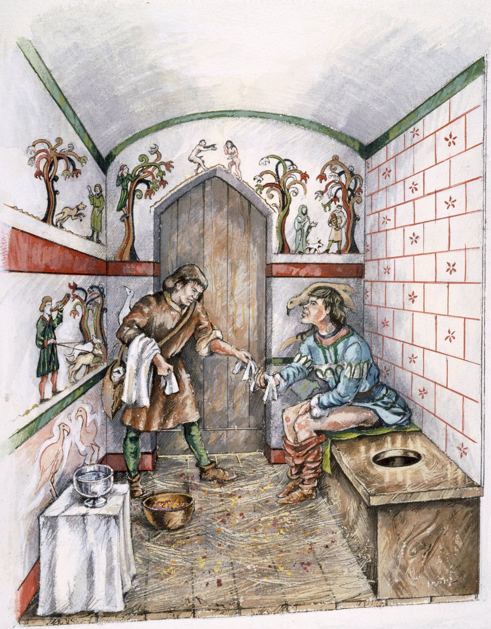 Latrina medievale, c1350, c1990-2010 | Peter Dunn