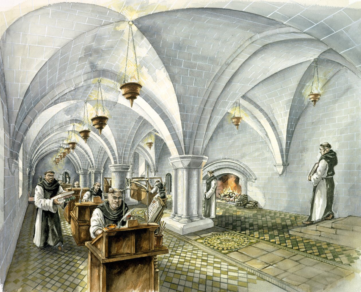 Abbazia di Rievaulx da Peter Dunn