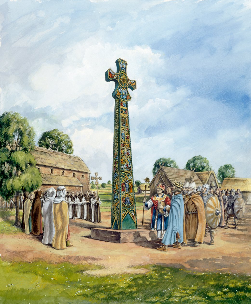 Croci di Sandbach, IX secolo, c1990-2010 da Peter Dunn