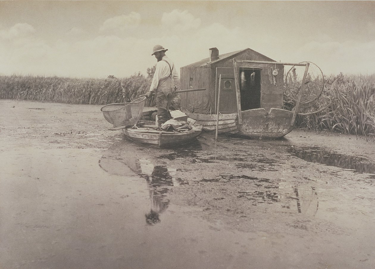 La casa del pescatore di anguille, c.1886 da Peter Emerson und Thomas Goodall