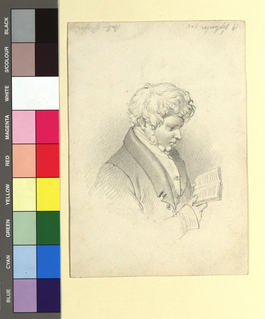 Anton Gräffer (1786-1852), scrittore musicale, compositore, chitarrista da Peter Fendi