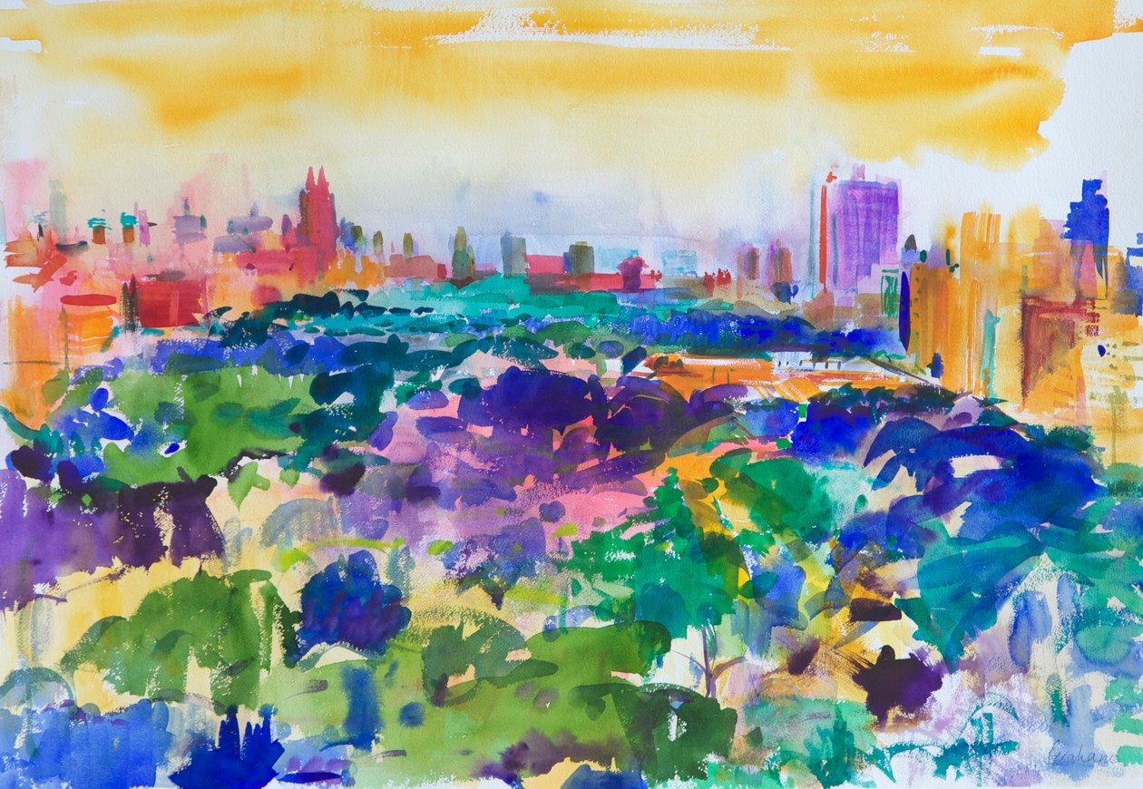 Central Park, New York da Peter Graham (Contemporary)