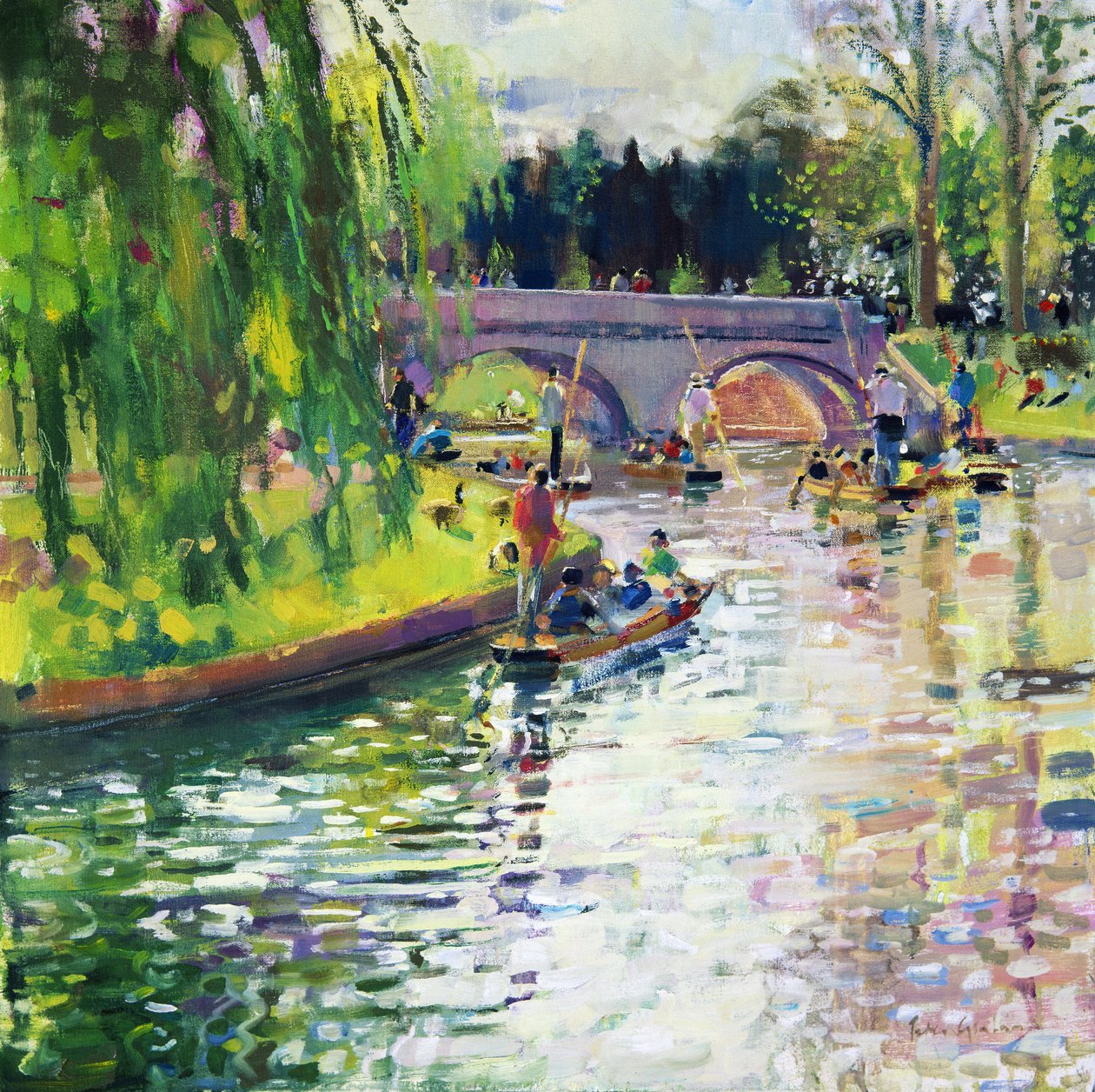 Estate verde felice, 1997 da Peter Graham (Contemporary)
