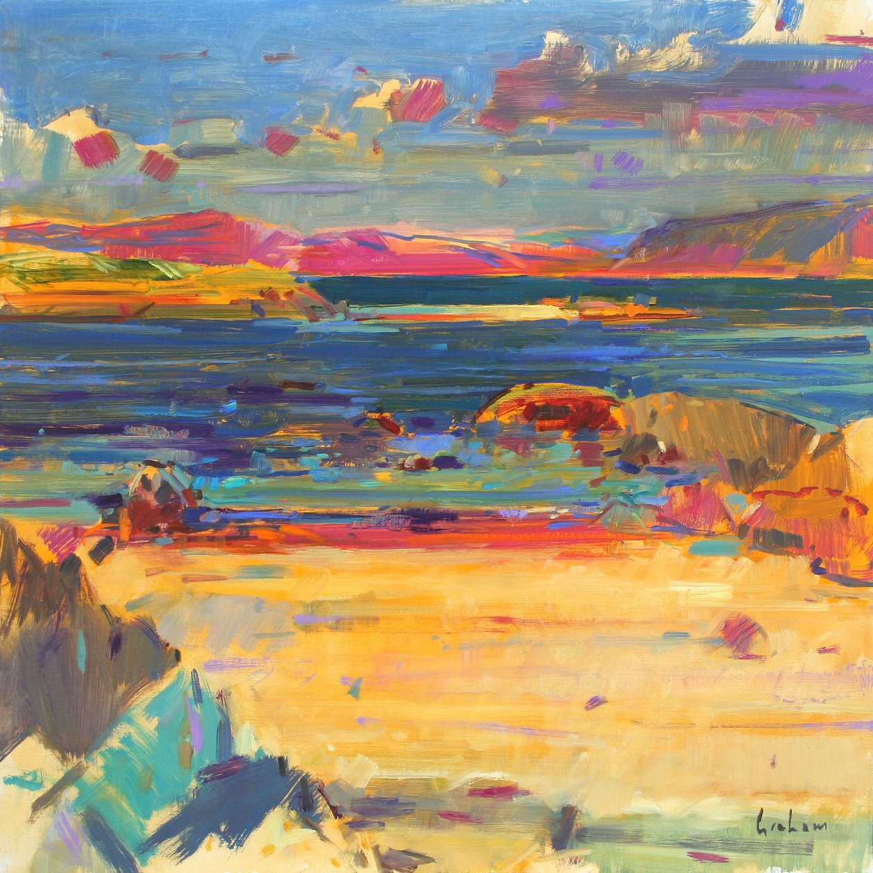 Da Iona a Mull, 2012 da Peter Graham (Contemporary)