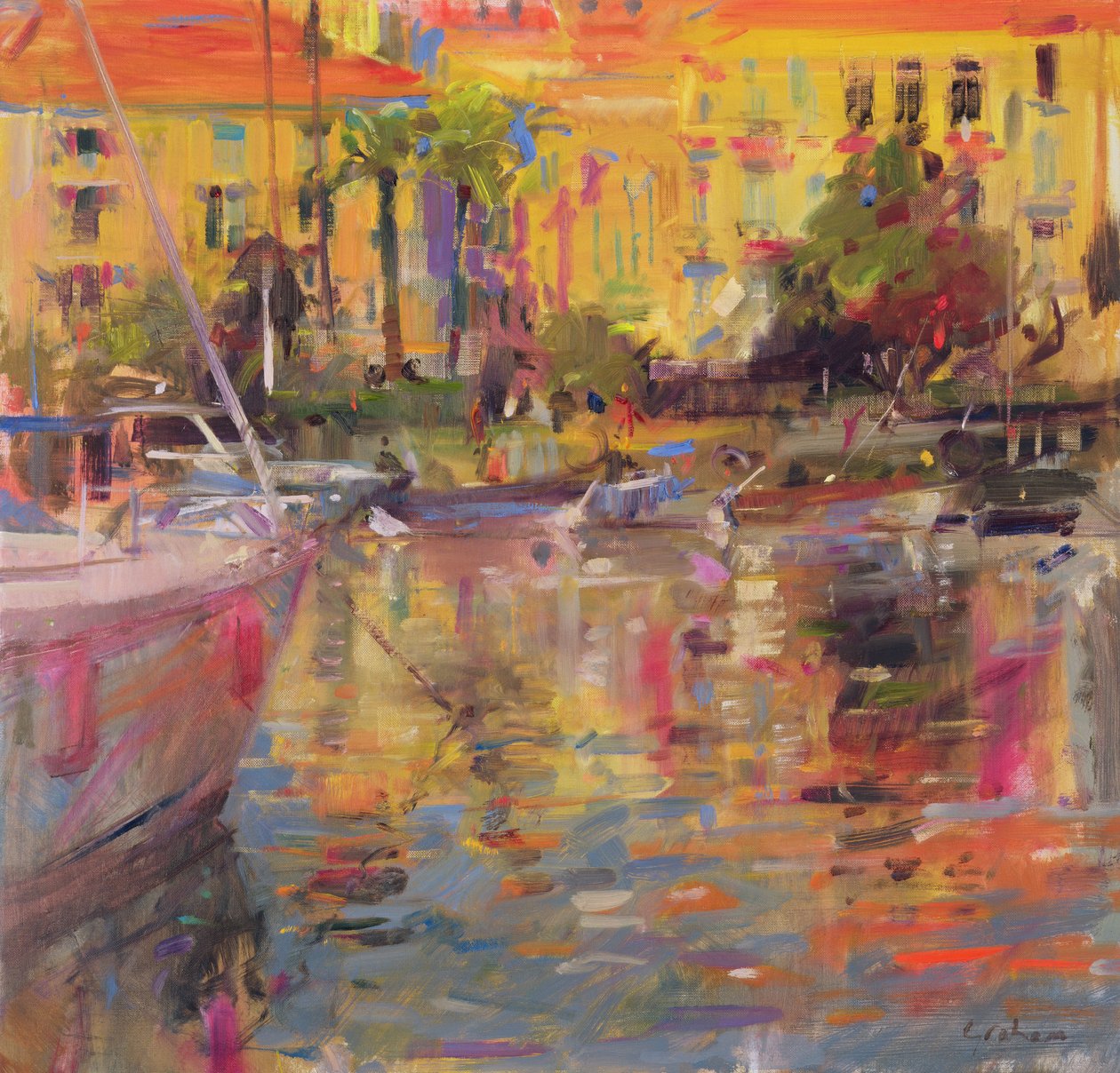 Ormeggi sulla Riviera da Peter Graham (Contemporary)