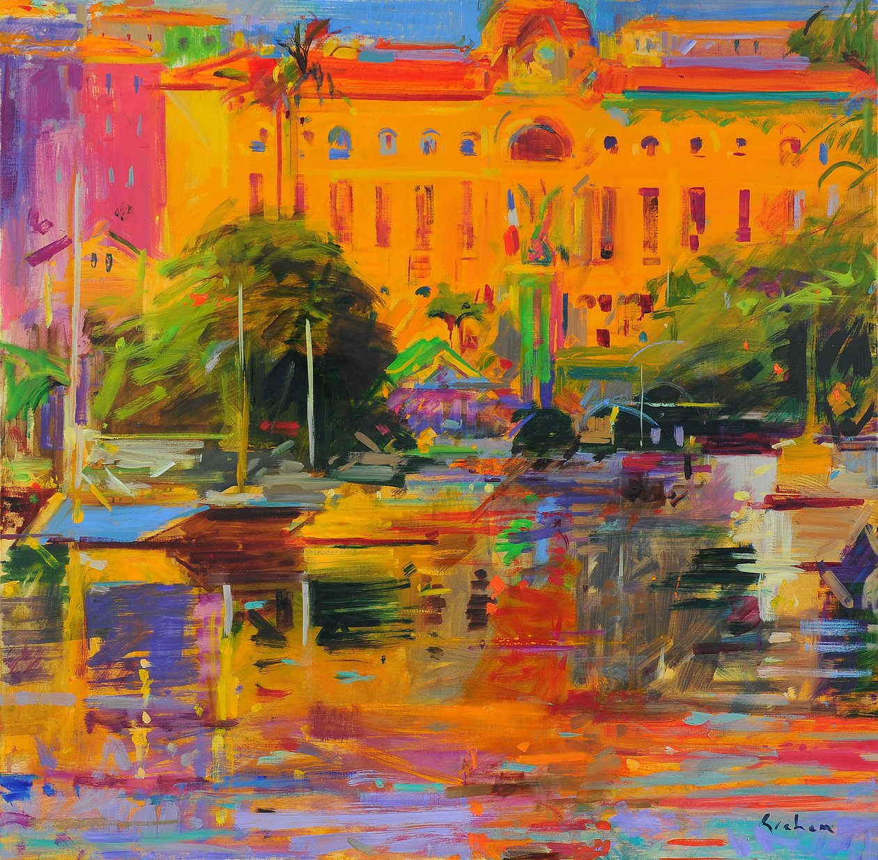 Riflessioni sulla Riviera-Cannes da Peter Graham (Contemporary)