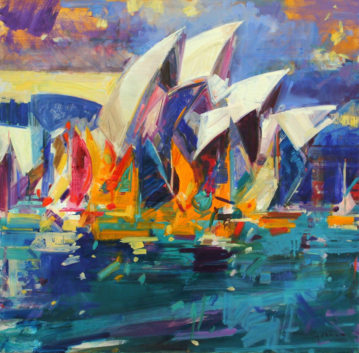 Sydney Flying Colours, 2012 da Peter Graham (Contemporary)