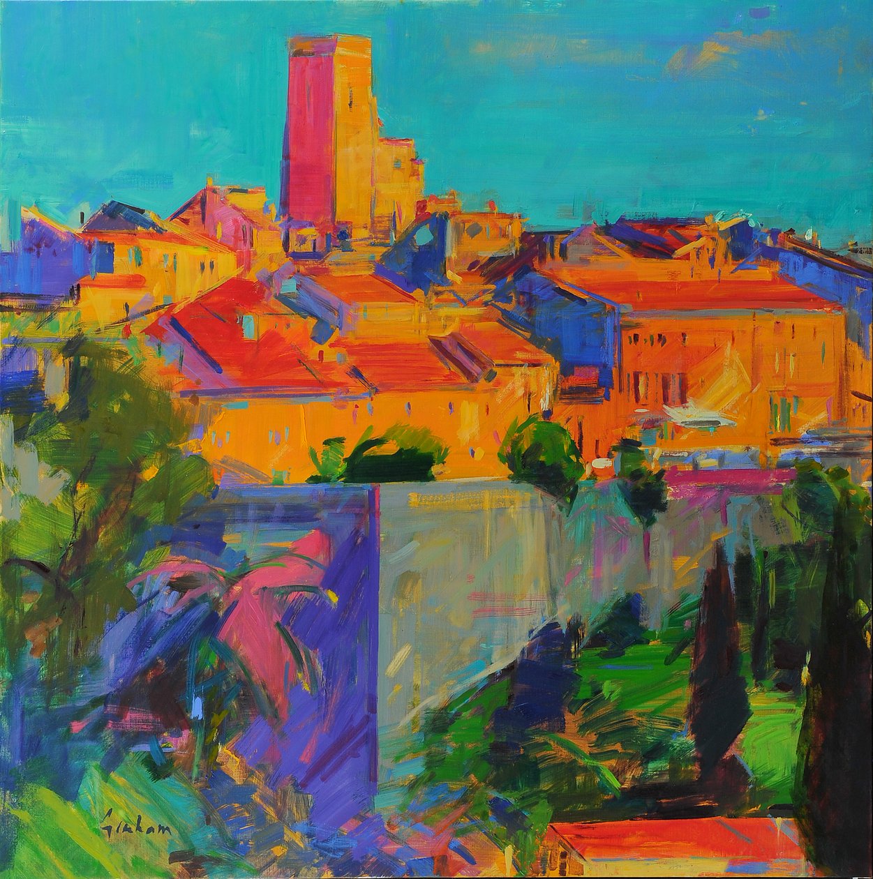 Saint-Paul de Vence, Luce Dorata, 2022 da Peter Graham