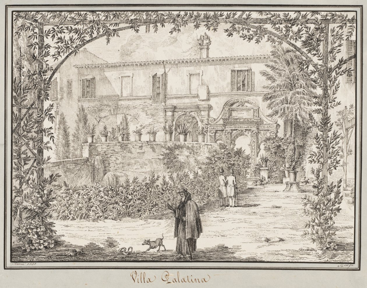 Villa Palatina, 1830 da Peter Heinrich Lambert von Hess