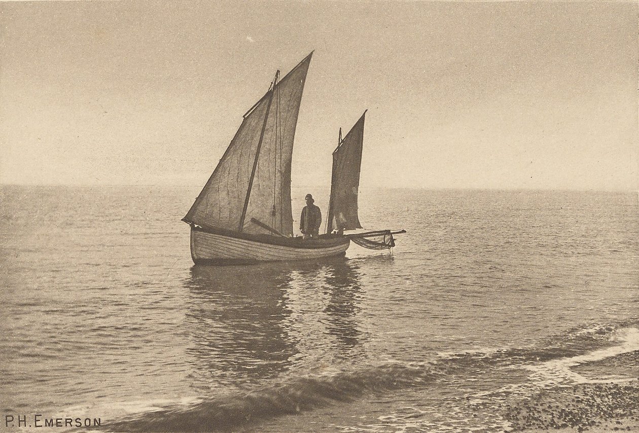 Una mattina nebbiosa sul Mare del Nord da Peter Henry Emerson