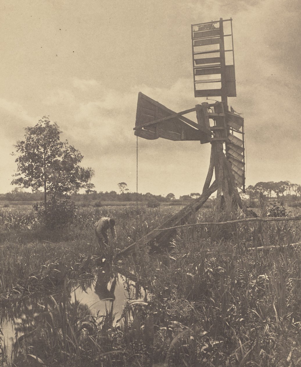Un mulino ad acqua in rovina da Peter Henry Emerson