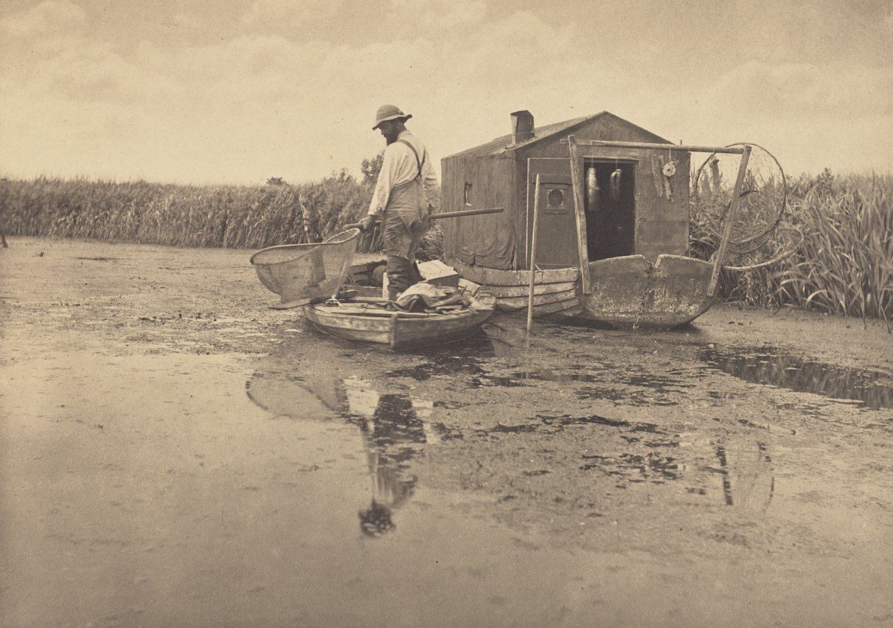 La casa di un pescatore di anguille da Peter Henry Emerson