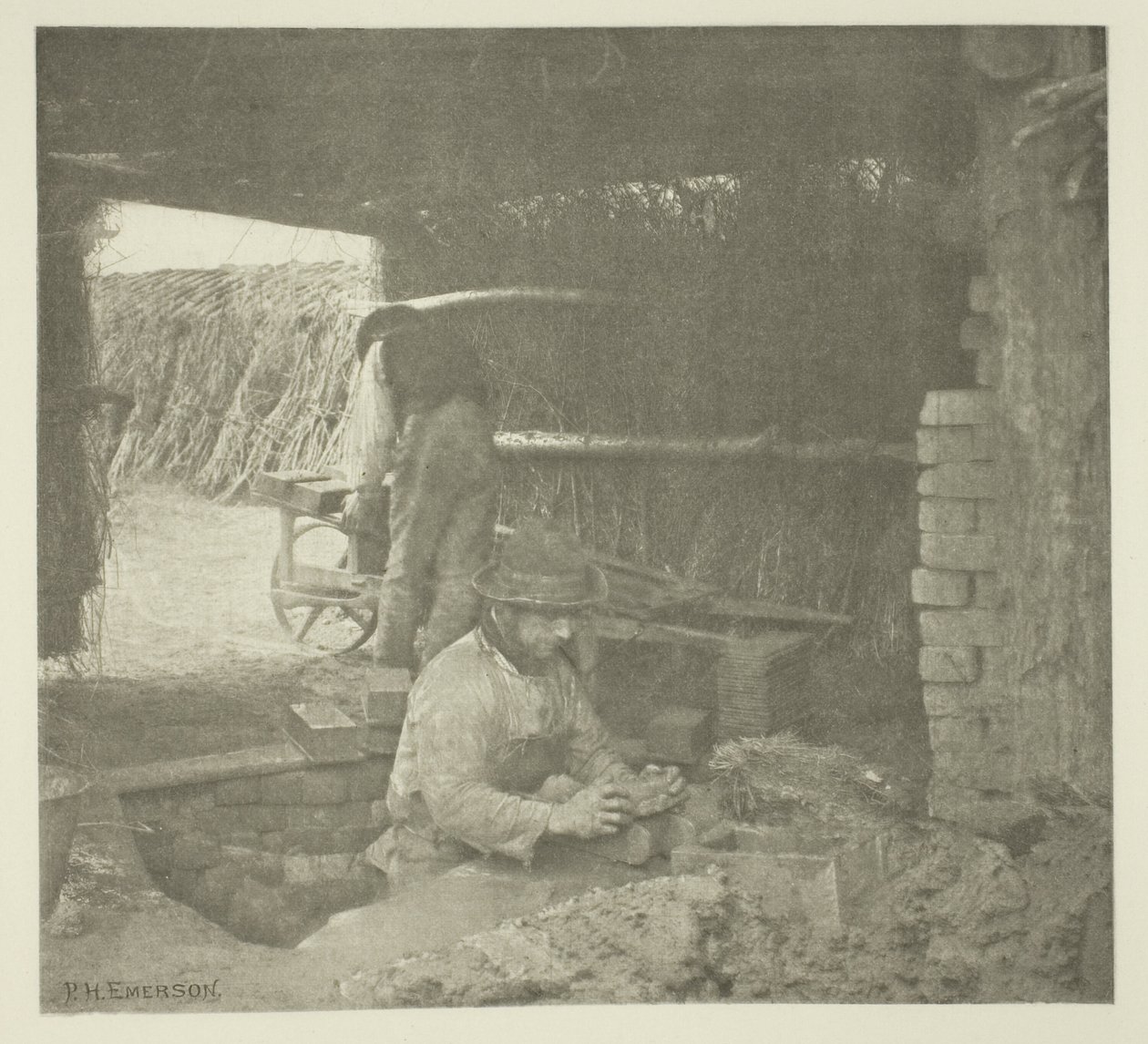 Fabbricazione di mattoni (Norfolk) da Peter Henry Emerson