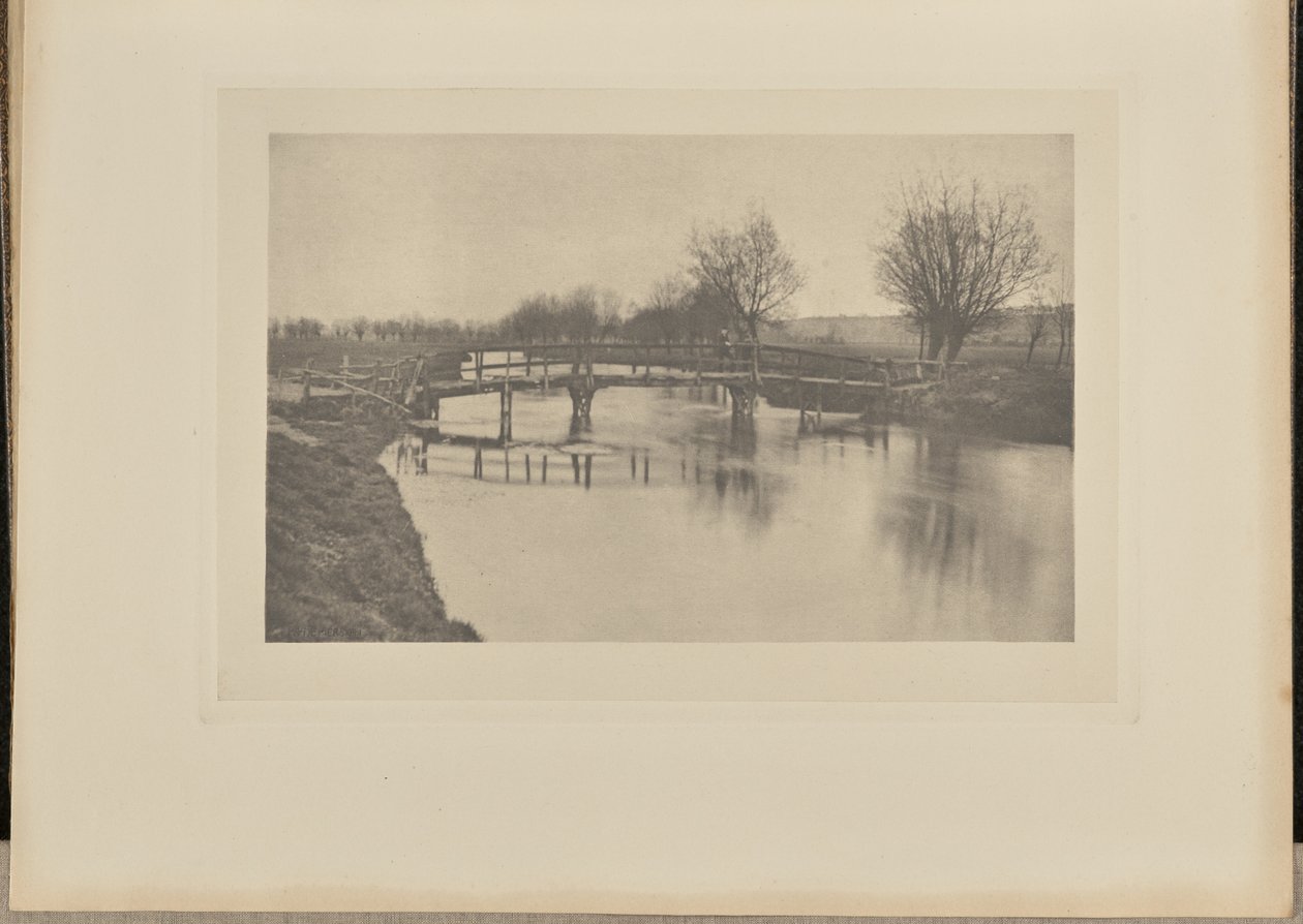 Passerella vicino a Cheshunt da Peter Henry Emerson